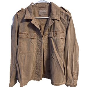 Lucky Brand Tan Shirt/Jacket Women’s Size Medium